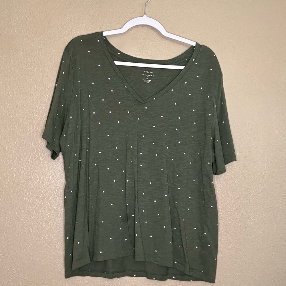 Green Polka Dot Tee
